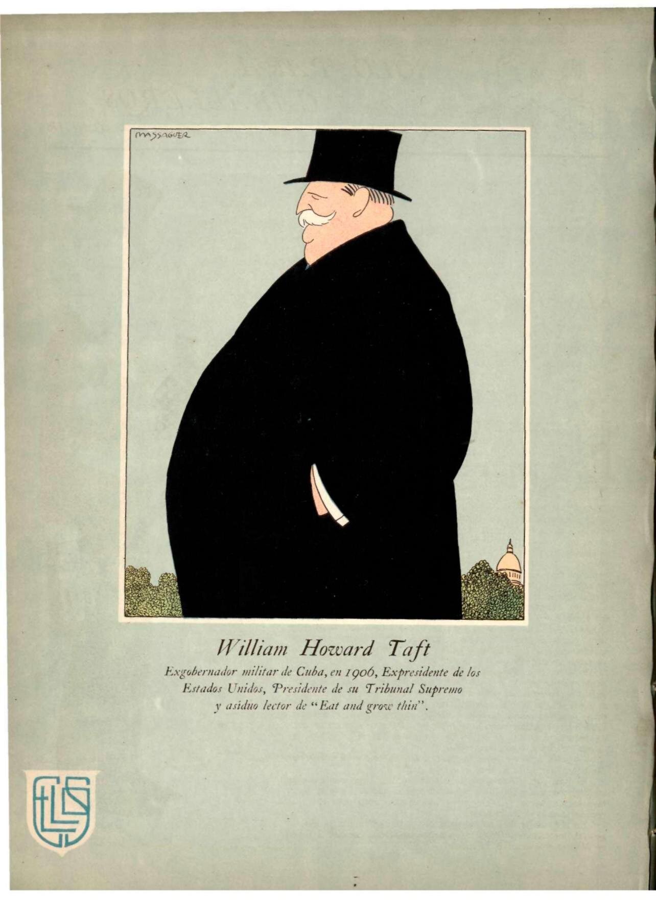Karikatur von Taft